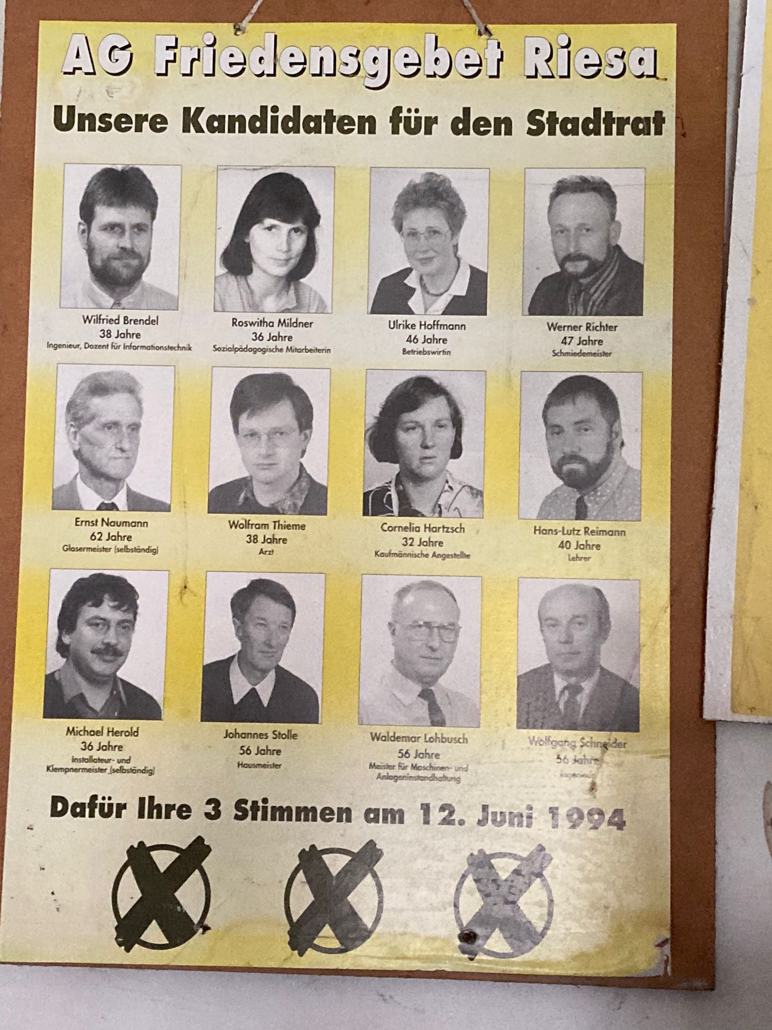 Wahlplakat 1994